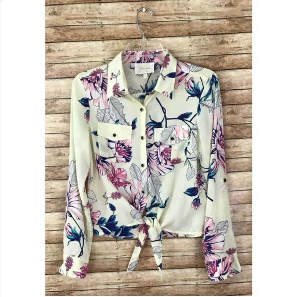 Yumi Kim silk floral blouse